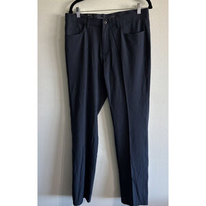 Greg Norman Men’s Performance Flex Waistband Button Pants, Navy , Size 32X32 NWT